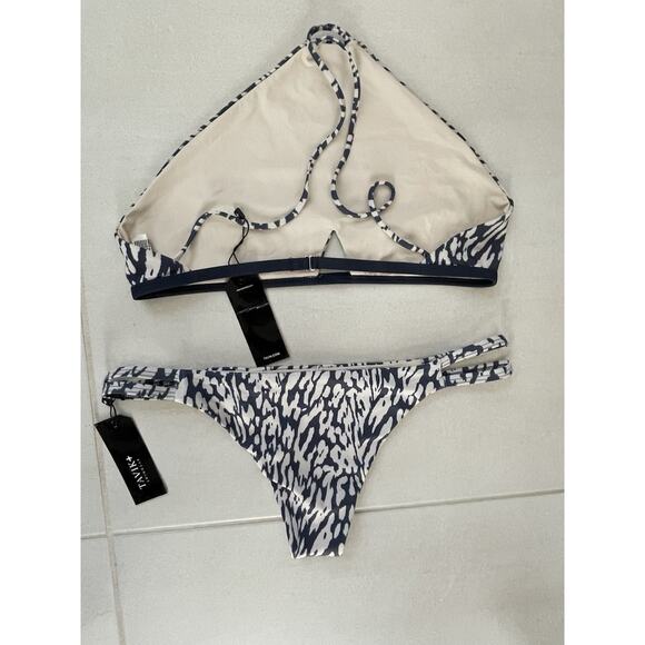 Tavik Swim Bikini Set Swimsuit Multicolor Print Swimwear - Picture 7 of 11